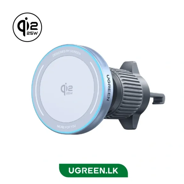 UGREEN 25W Qi2.2 MagFlow Magnetic Wireless Car Charger - W758 - 55967 - 1 Year Warranty