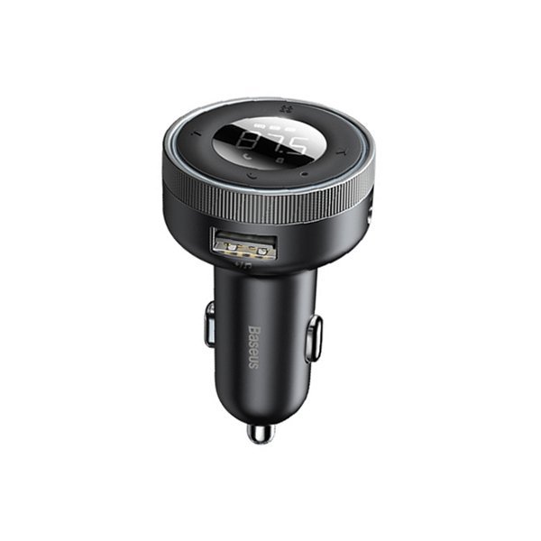 Baseus Enjoy Car Wireless MP3 Charger (Wireless 5.0+5V/3.4A) Black - CCLH-01 - 1 Year Warranty